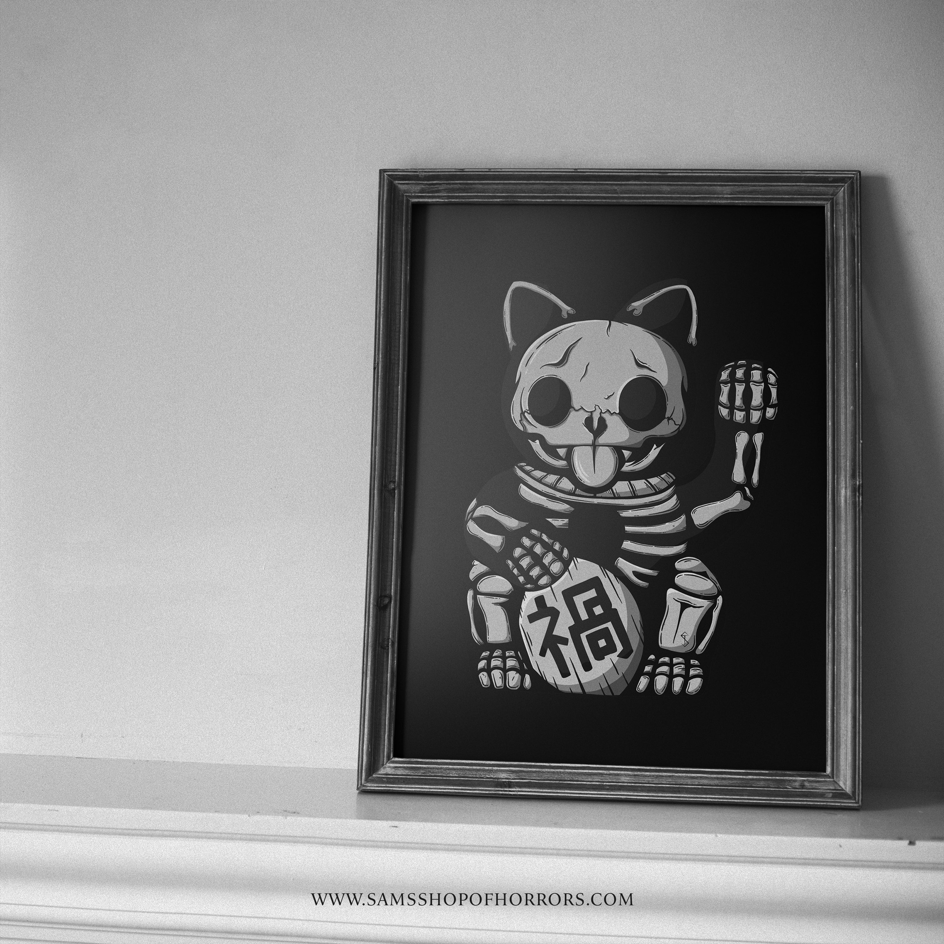 Cat skull by me(Jane) at Baron art tattoo studio in LB, CA : r/tattoos
